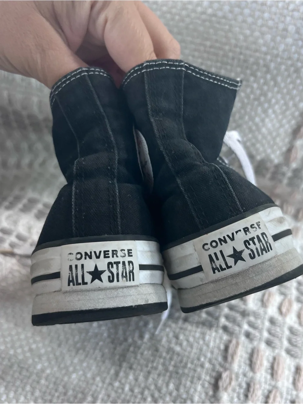 Converse Kids Chuck Taylor All Star High Top Sneakers-Black/White Size 3 US Kids